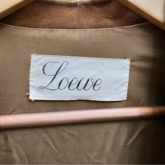 Rare Vintage Loewe Madrid 1960s Suede Leather Jacket and Skirt Set - Picture 11 of 15